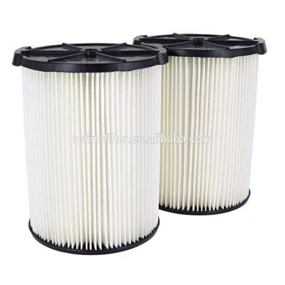 F4000 Replacement Vacuum Filter  Wet Dry Vac 5 to 20-Gallon 6-9 gallon vacuums 2 pack